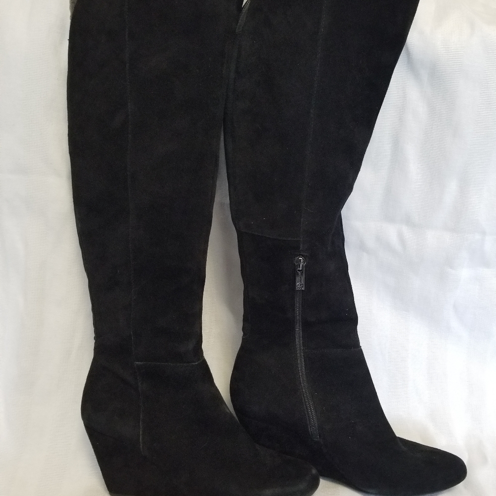 Suede over the knee boots